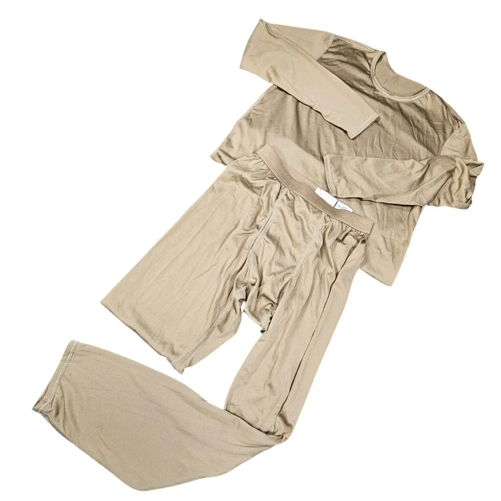 USGI ECWCS Gen III Level 1 Undershirt Drawers Set Coyote Brown Small Short